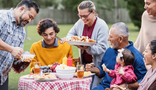 family eat